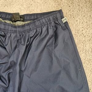 Bauer Team Men’s Small Blue Athletic Hockey Warm Up Pants Zip Leg Logo Athletic